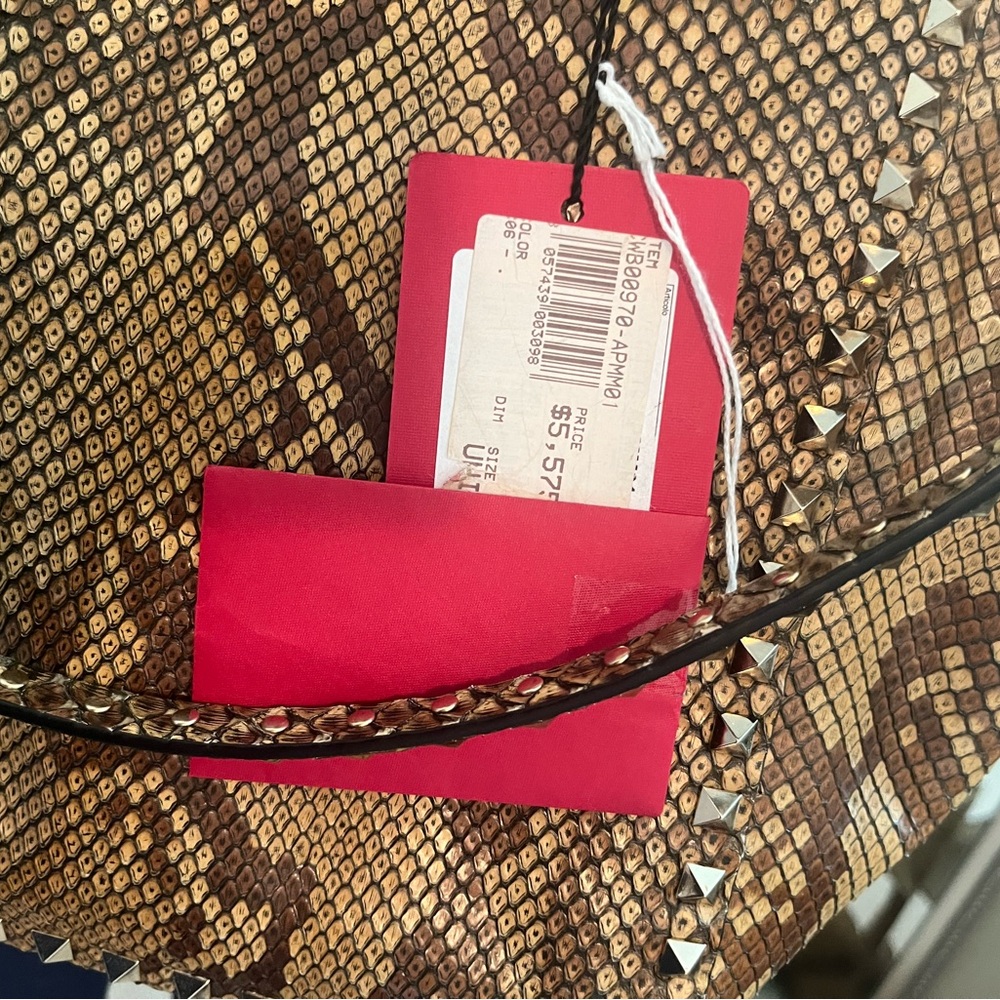 Valentino Garavani Rockstud Reptile Bag – New with Tags